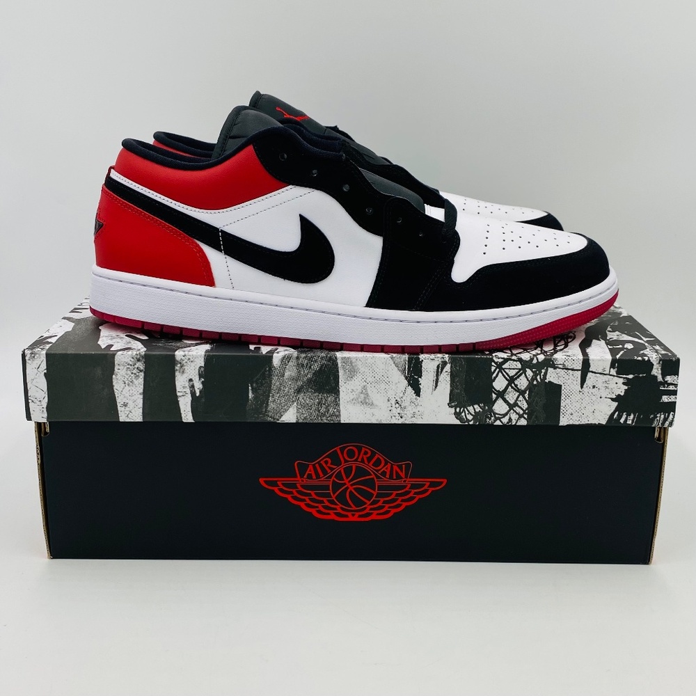 NIKE AIR JORDAN 1 LOW SE Basketball Shoe (Black Toe) - #IB8971-106 - NIB - AJ1